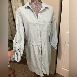 Old Navy Long sleeve quarter sleeve Jean Soft Denim Dress Medium